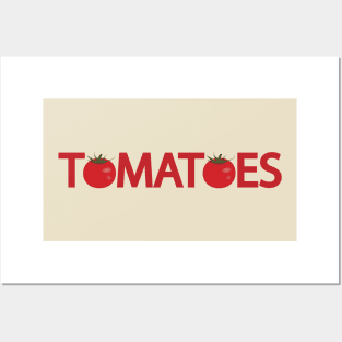 Tomatoes Typographic Logos Posters and Art